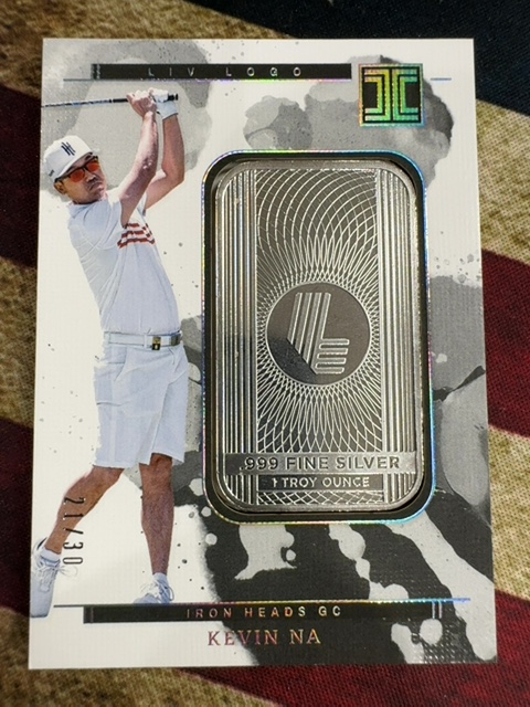 2023 Panini Impeccable Kevin Na Silver /30 — front