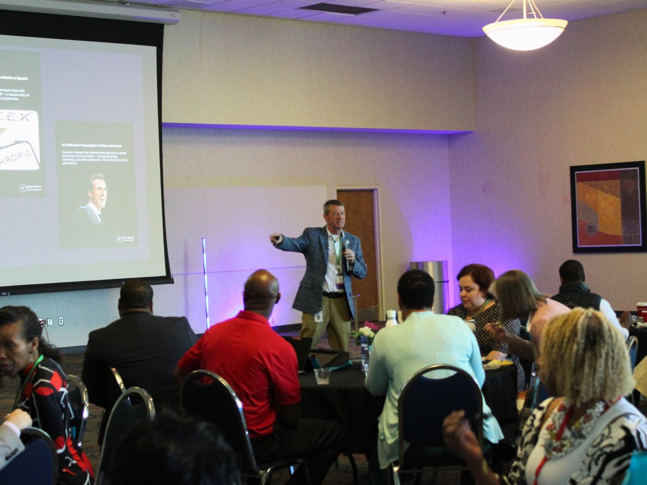 Chris Chism at Mississippi AI collaboration event