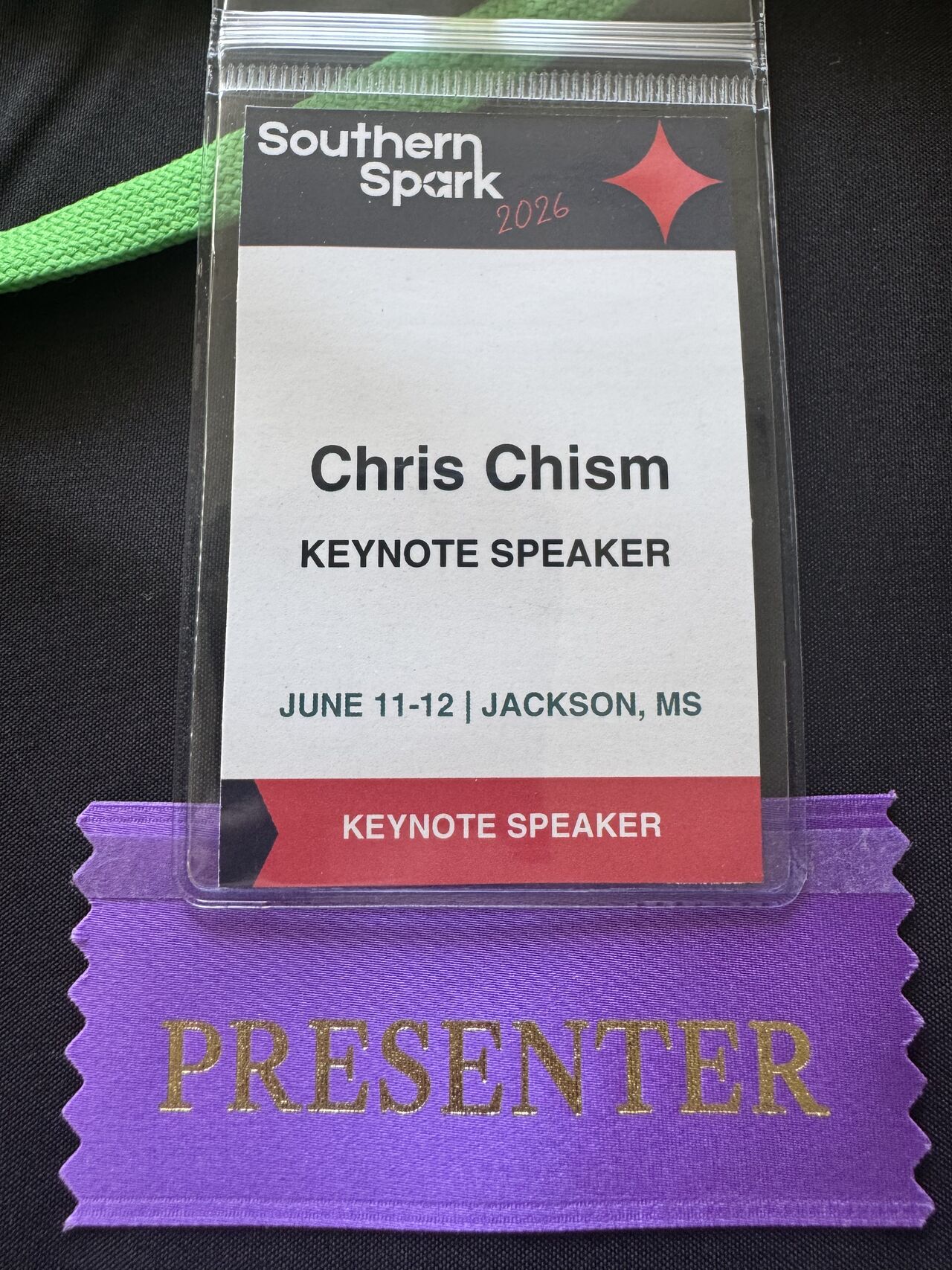 Chris Chism at Southern Spark conference