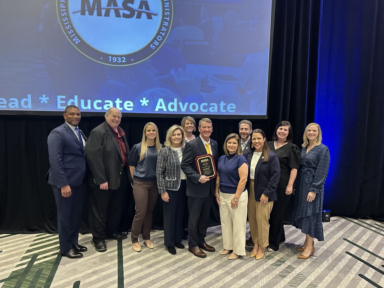 Chris Chism, 2025–2026 Mississippi Association of School Administrators State Superintendent of the Year